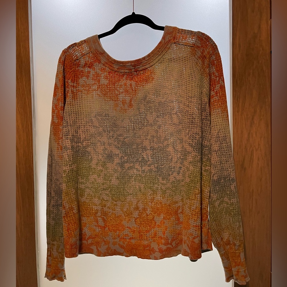 Women's Multicolor Waffle Knit Top by Democracy
